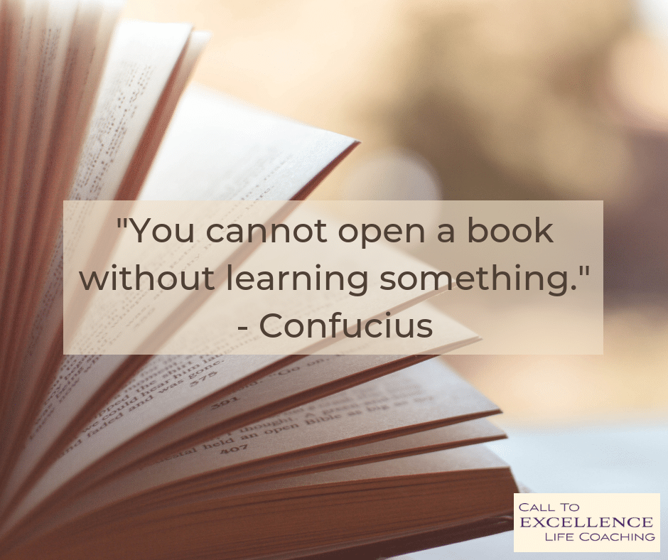 "You cannot open a book without learning something." - Confucius